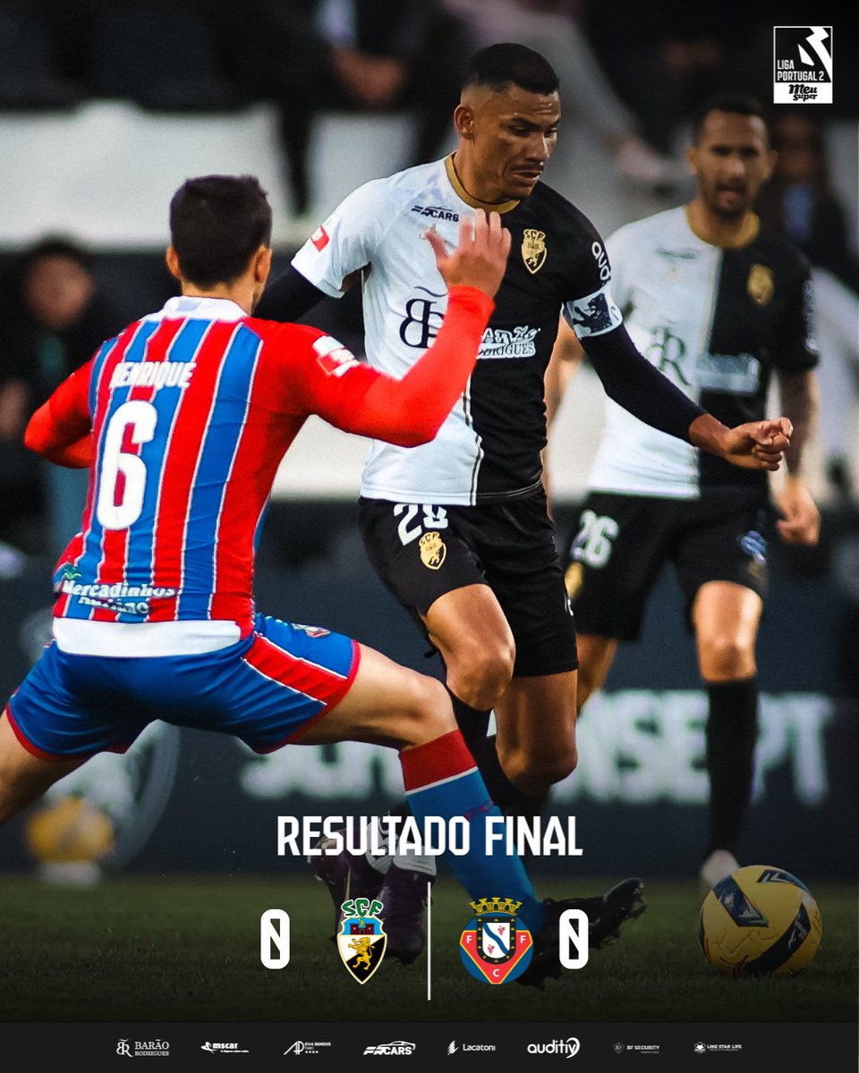 SCFarense_'s tweet photo. Resultado Final 🦁

SC Farense 0️⃣x0️⃣ FC Felgueiras

#SóOsDurosVencem #LigaPortugal2MeuSuper #SCFFCF https://t.co/vNK8rXQHhW