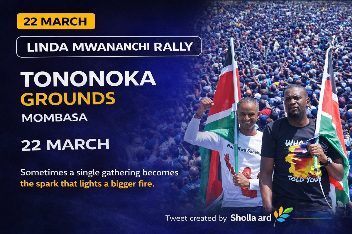 Stay tuned guys, Mombasa will be hot!!