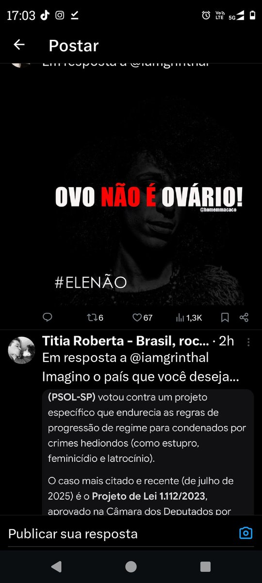 DezaoJ's tweet photo. #elenão https://t.co/5npbMRg39f