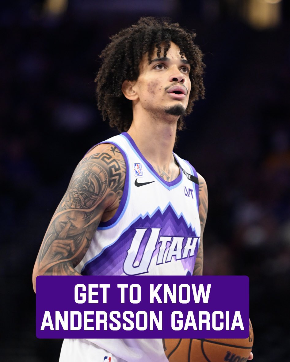 utahjazz's tweet photo. Andersson made his NBA debut on Wednesday…

now let’s get to know him 🇩🇴💭 https://t.co/R2FSCADFCs