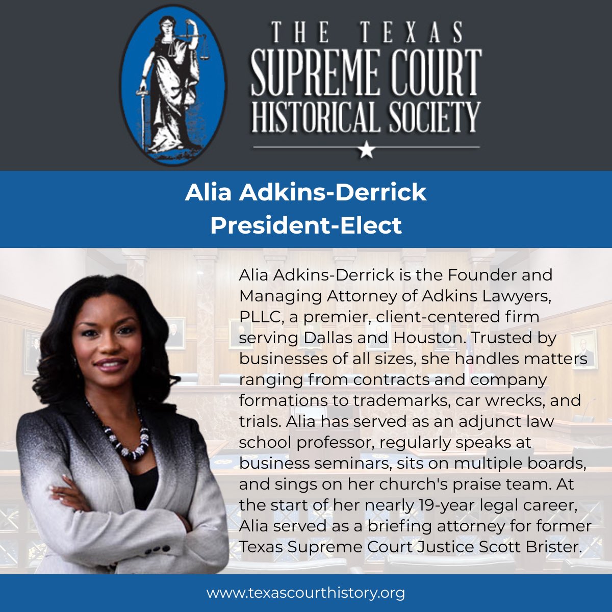 Texas Supreme Court Historical Society tweet media