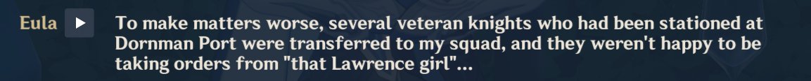 Oh? I'm going to need names, I sent them to Captain Eula's squad so they can be closer to their families in Mondstadt and they have the gall to complain? 

Absolutely not, this sounds like they want a few more responsibilities to work on their discipline.