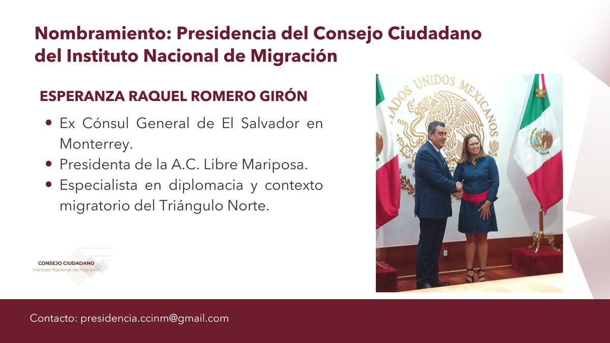 Consejo Ciudadano del INM tweet media