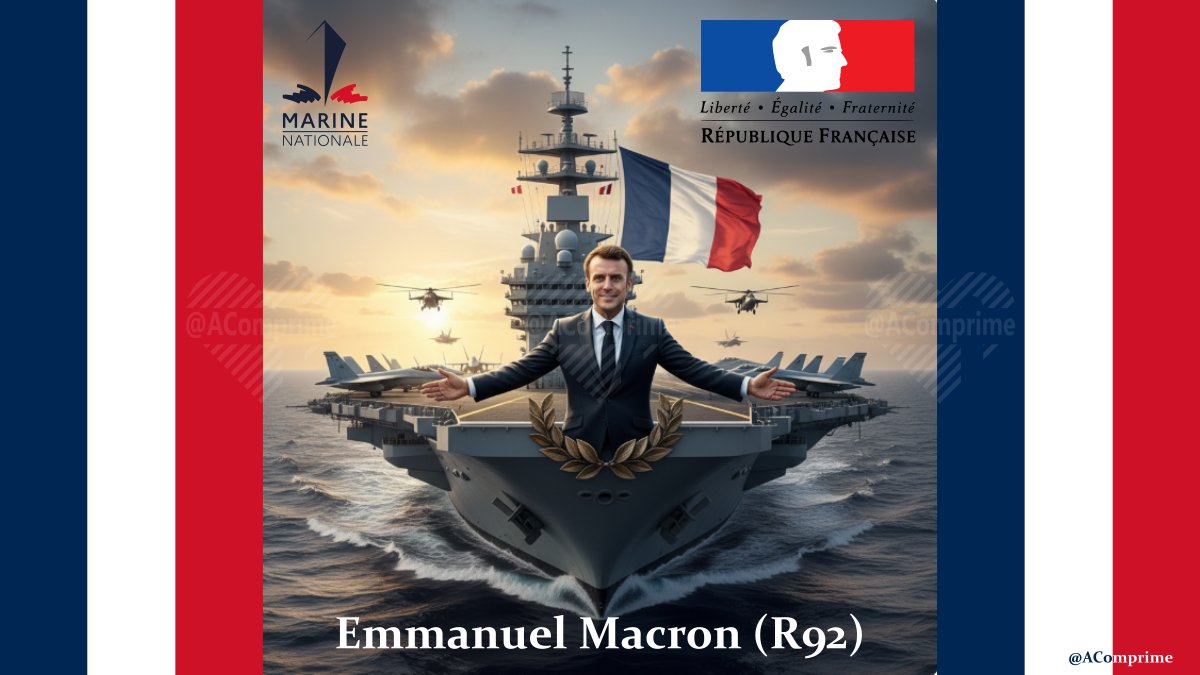 Coming Wednesday, 18 March 2026. 😉

"Emmanuel Macron is expected to announce the name of the future aircraft carrier on Wednesday."
lefigaro.fr/politique/emma…