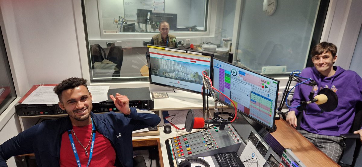 bhbsrequest's tweet photo. Theo &amp; Tullis are looking after Requestline until 10pm including Jim's local news at 9.30pm... Contact us for a request... Listen on NHS wi-fi... Find wifilounge on your browser or scan the QR code on our flyer... https://t.co/jDGojTCiur