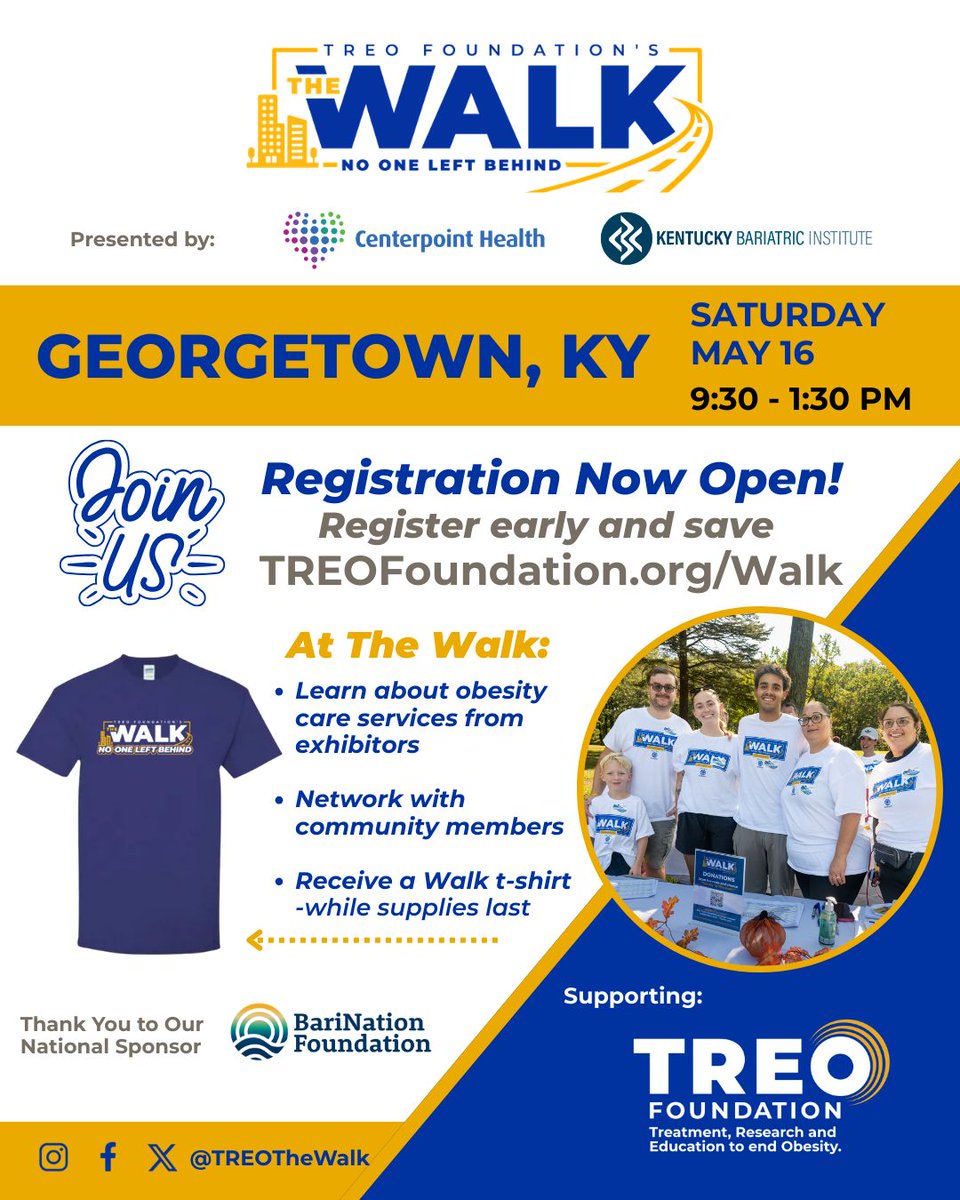 TREO Foundation's The Walk tweet media