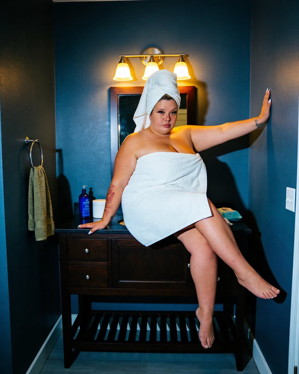 Tabathaloveu's tweet photo. Only thing missing from my hot shower was y o u. https://t.co/H6zVcibkoa