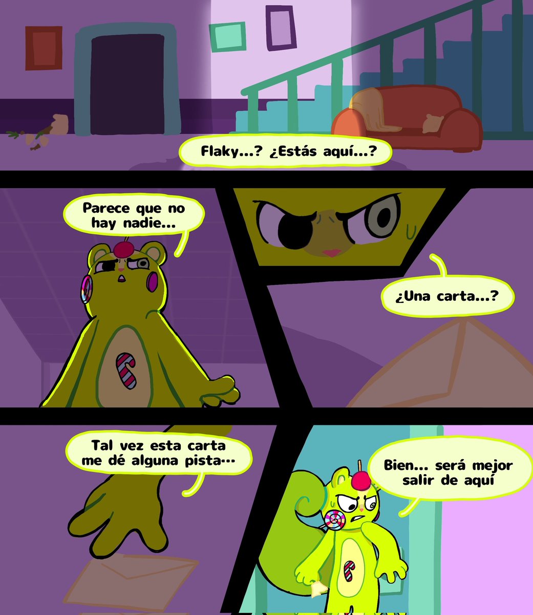 Lansky610589671's tweet photo. Algo quedó atrás | Parte 3
#happytreefriends #htf #htffanart #htfcomic #nuttyhtf #flakyhtf #fanart https://t.co/MHG9Xs6XVU