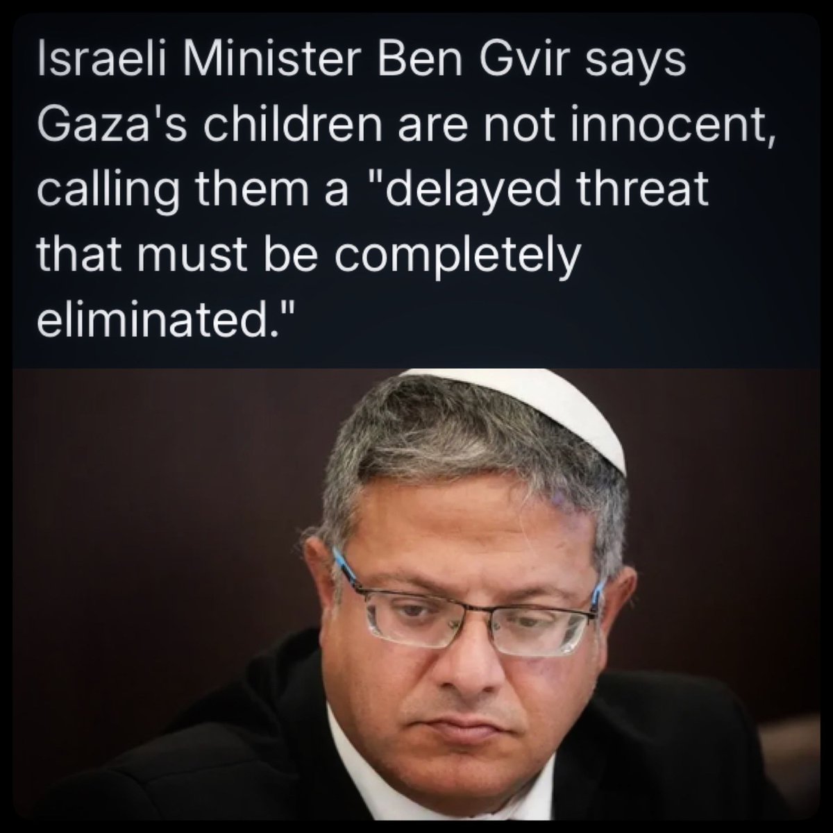 #Israel ... summarised.

Nothing more to be said.