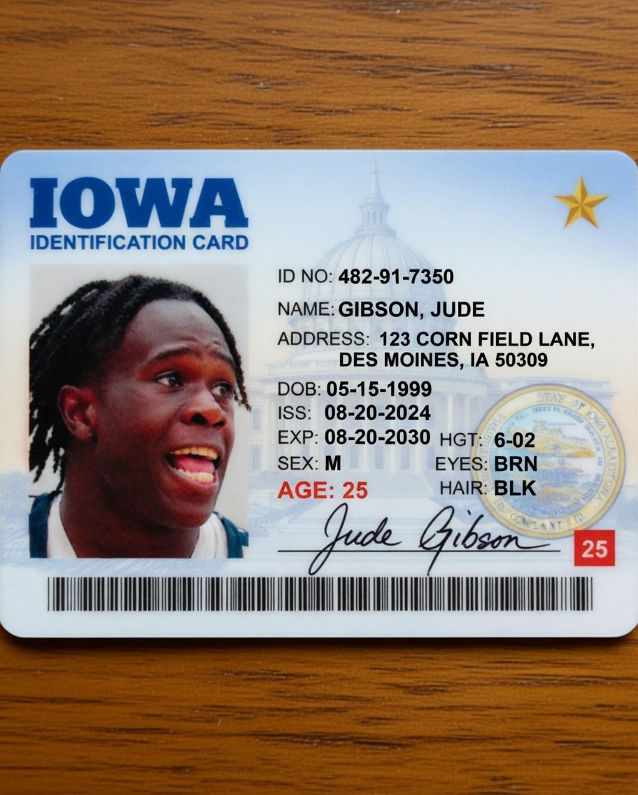 BarstoolDors's tweet photo. @barstooIbombers found jude gibsons ID on the side of the road… let me know if “hero” want ts back. @AdmBarstool fuck you too https://t.co/SdlL9Q2zK3
