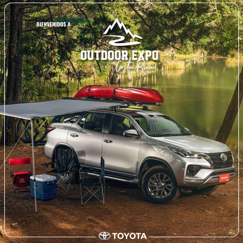 Toyota presente en Outdoor Expo 2026, la Expo más grande de Experiencias Outdoor te espera este sábado de 12:00md a 8:00pm y domingo de 11:00am a 6:00pm en Terrazas Lindora, Santa Ana. 🎟 Entrada gratuita.