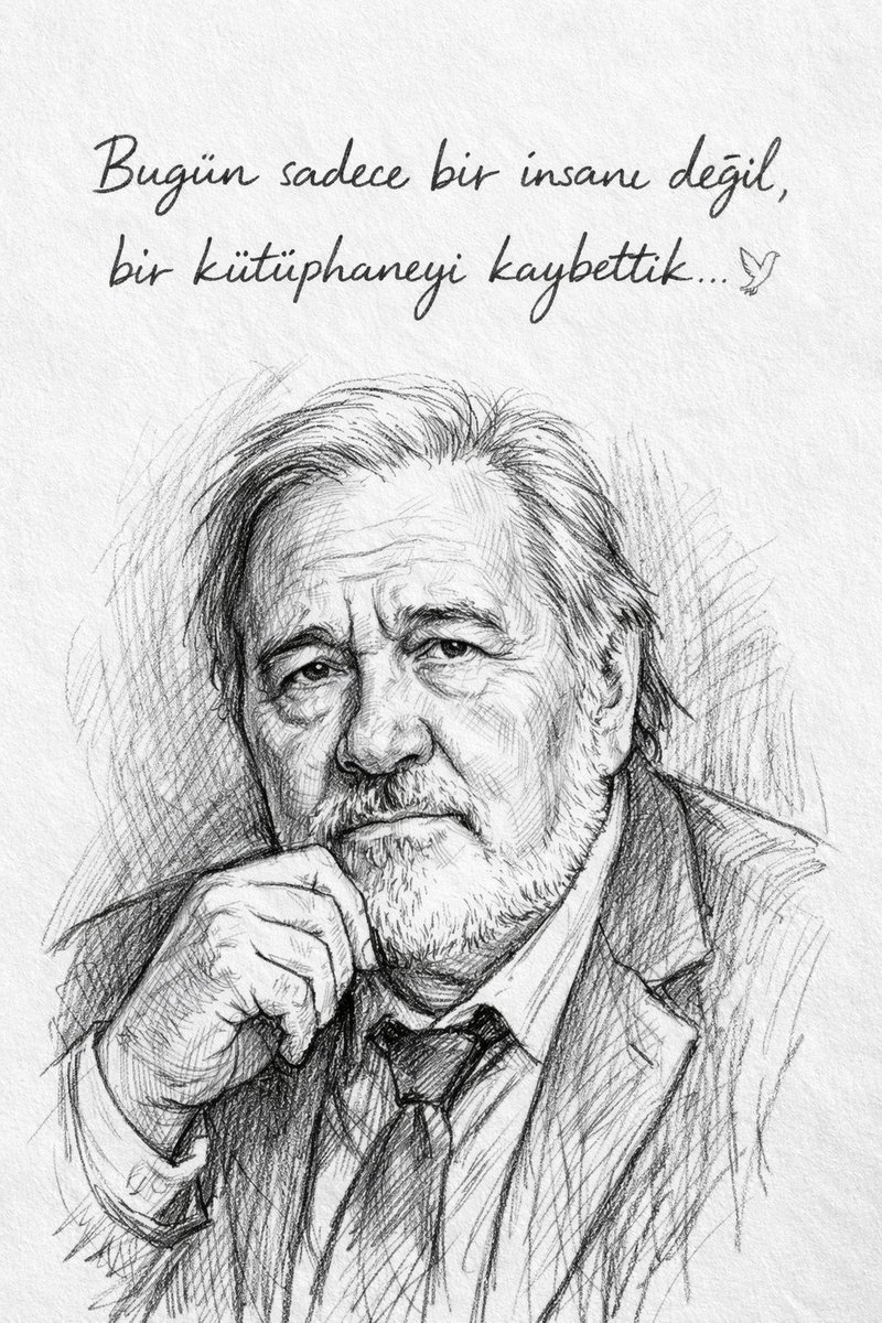 Mert12235Mert's tweet photo. #ilberortayli Bugün sadece bir insanı değil, bir kütüphaneyi kaybettik.

İlber Ortaylı artık aramızda değil.
Ama o aslında hiç gitmeyecek…

Çünkü onun sesi, düşüncesi ve bilgeliği kitaplarının sayfalarında yaşamaya devam edecek.

Bir milletin tarihini sevdiren hocaya minnetle…
Allah rahmet eylesin. 🕊️📚