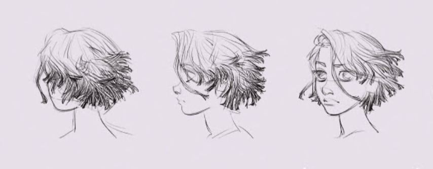 jururenu's tweet photo. i loveeee how the choppiness of the hair it's drawn here it's so good https://t.co/wuSfDGlDN0