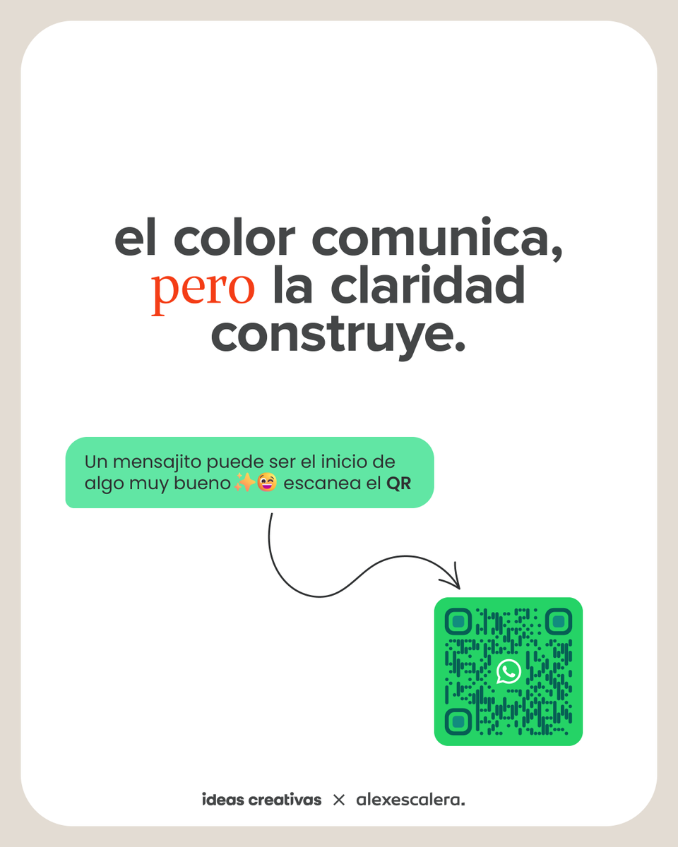 IdeasCreativasE's tweet photo. El diseño no empieza con colores.
Empieza con decisiones claras. 

Lo visual 👀 es consecuencia, no origen. 😉
•
•
#diseñográfico #estudiocreativo #diseñodeidentidaddemarca #emprendedor #logo https://t.co/MPVugq5PTY