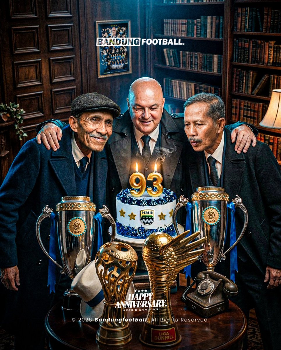 93 tahun perjalanan panjang sebuah klub kebanggaan warga Bandung, Jawa Barat, dan semua yang mencintainya sepenuh hati. 

Pernah dibuatnya patah hati, pernah dibuatnya melayang tinggi, namun yang pasti, jiwa dan raga ini, bersama dengan klub ini, adalah satu kesatuan abadi.