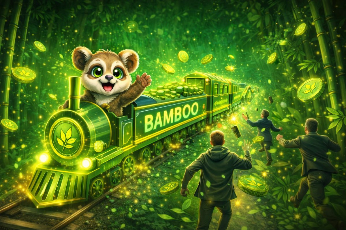 🚂🎋 The Bamboo Train is leaving!

Smart investors are already on board…
The question is: are you coming with us or watching from the station? 👀
🌱 Strong community
🚀 Fast growing ecosystem
💰 Big potential ahead

Don’t miss the momentum.
 Catch the Bamboo ride now 

#BAMBOO