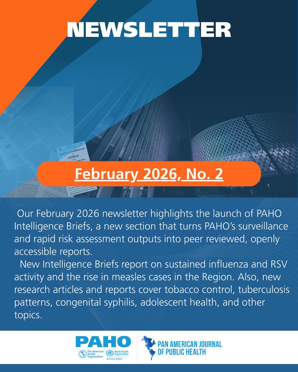 Revista Panamericana de Salud Pública tweet media