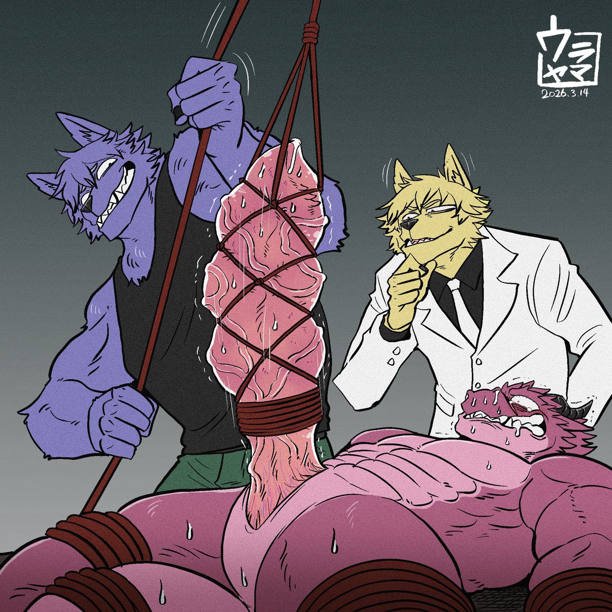 yokunaiplay's tweet photo. Let's see how far can it stretch😈 https://t.co/muqRLAH5p4