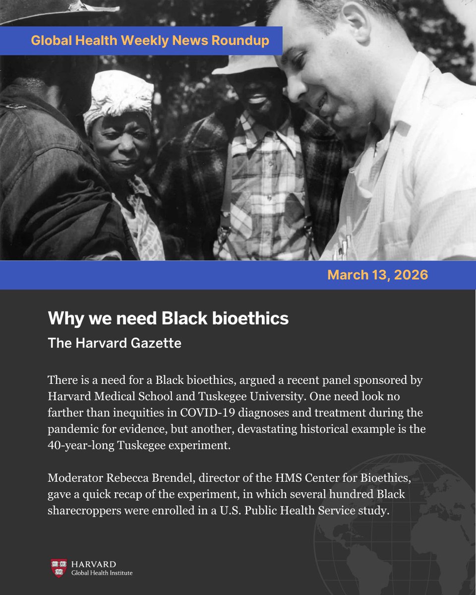 HarvardGlobalHealthInstitute tweet media