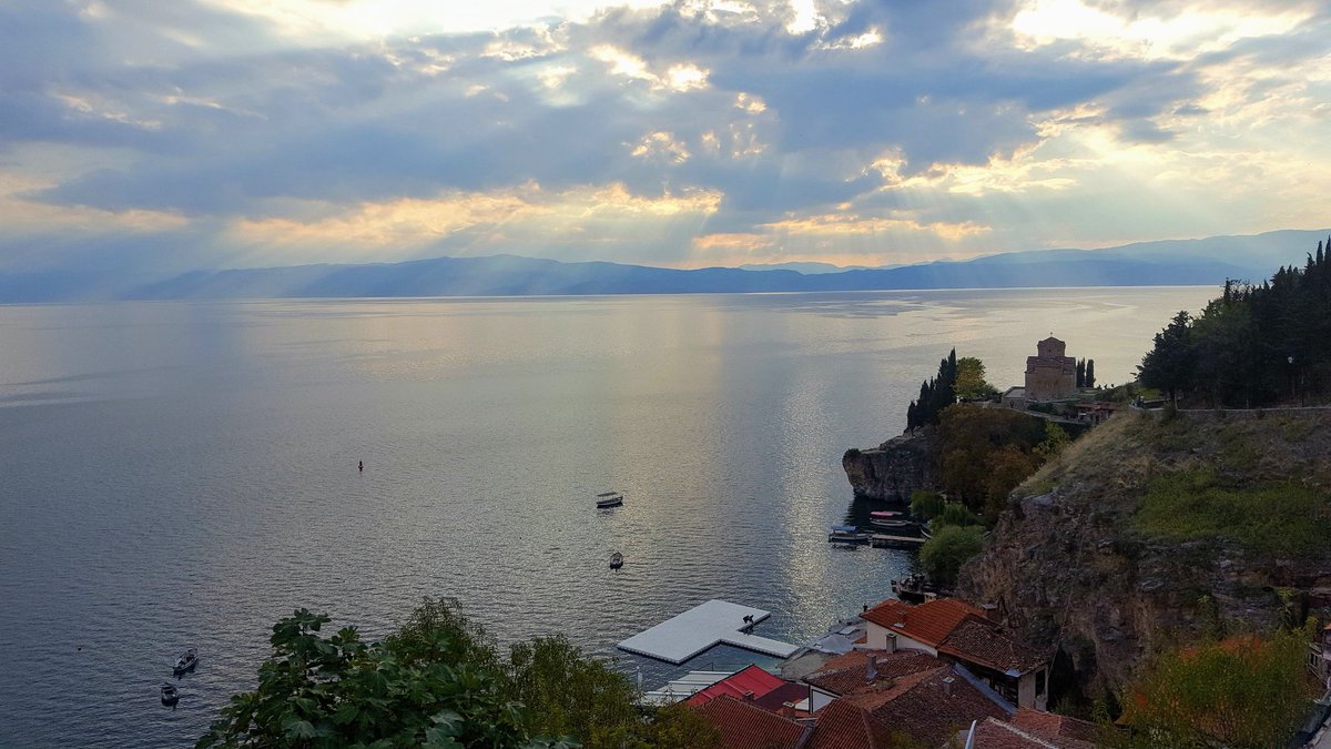 JJMMHH80's tweet photo. Anyone looking for a holiday destination I can highly recommend Macedonia.   Ive spent time in Ohrid and Skopje.  Hardly any tourists (Ohrid had quite a few Japanese surprisingly) 
Stunning scenery and good coffee #europe #holiday #vacation #macedonia #ohrid #skopje https://t.co/X9fz5OVrcb