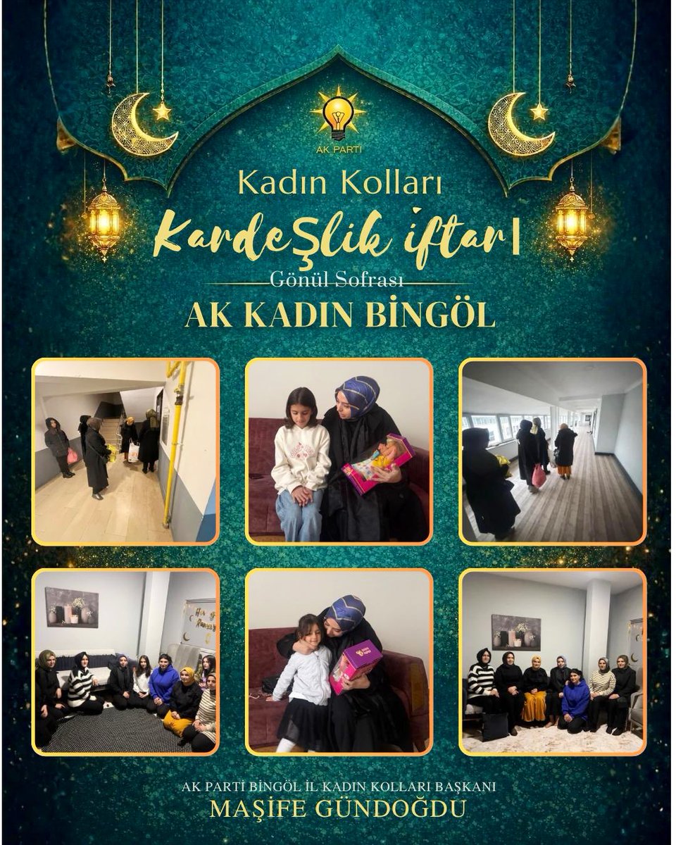 📍 Bingöl – Saray Mahallesi 

Ramazan’ın bereketini ve kardeşliğin en güzel halini aynı sofrada paylaşıyoruz.  ✨

Gönüller bir, sofralar bir, niyetler bir…

#MilletimizleNiyetimizBir
#RamazanBingöldebaşkagüzel🌙 

<a href="/FeyziBerdibek1/">Feyzi Berdibek🇹🇷</a> <a href="/Korkutata_Zeki/">Zeki Korkutata</a> <a href="/yilmaz_seven/">Av. Yılmaz SEVEN</a>