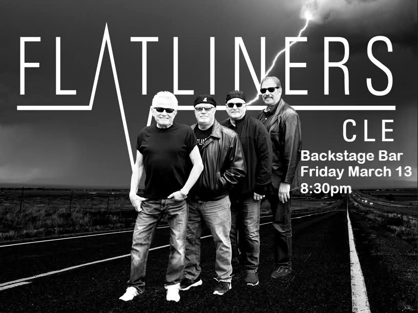 backstagebarcle's tweet photo. TONIGHT! Friday March 13th. Don't let the wind slow you down. 
Flatliners - CLE first show of 2026 @ Backstage Bar. Showtime 8:30pm
Don't be late - Hope to see you there. https://t.co/xite2LX4MM