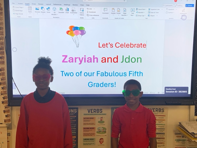 Venicereddevil's tweet photo. From Mrs. Cullen, Grade 5 teacher..... Sometimes you have to stop and celebrate students who consistently make good choices!  The 5th grade had a party for Jdon and Zaryiah .  

Keep up the good work! https://t.co/4T17PrOziU