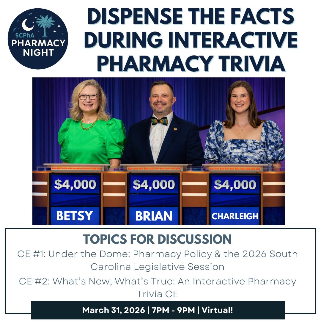 SC Pharmacy Association (SCPhA) tweet media