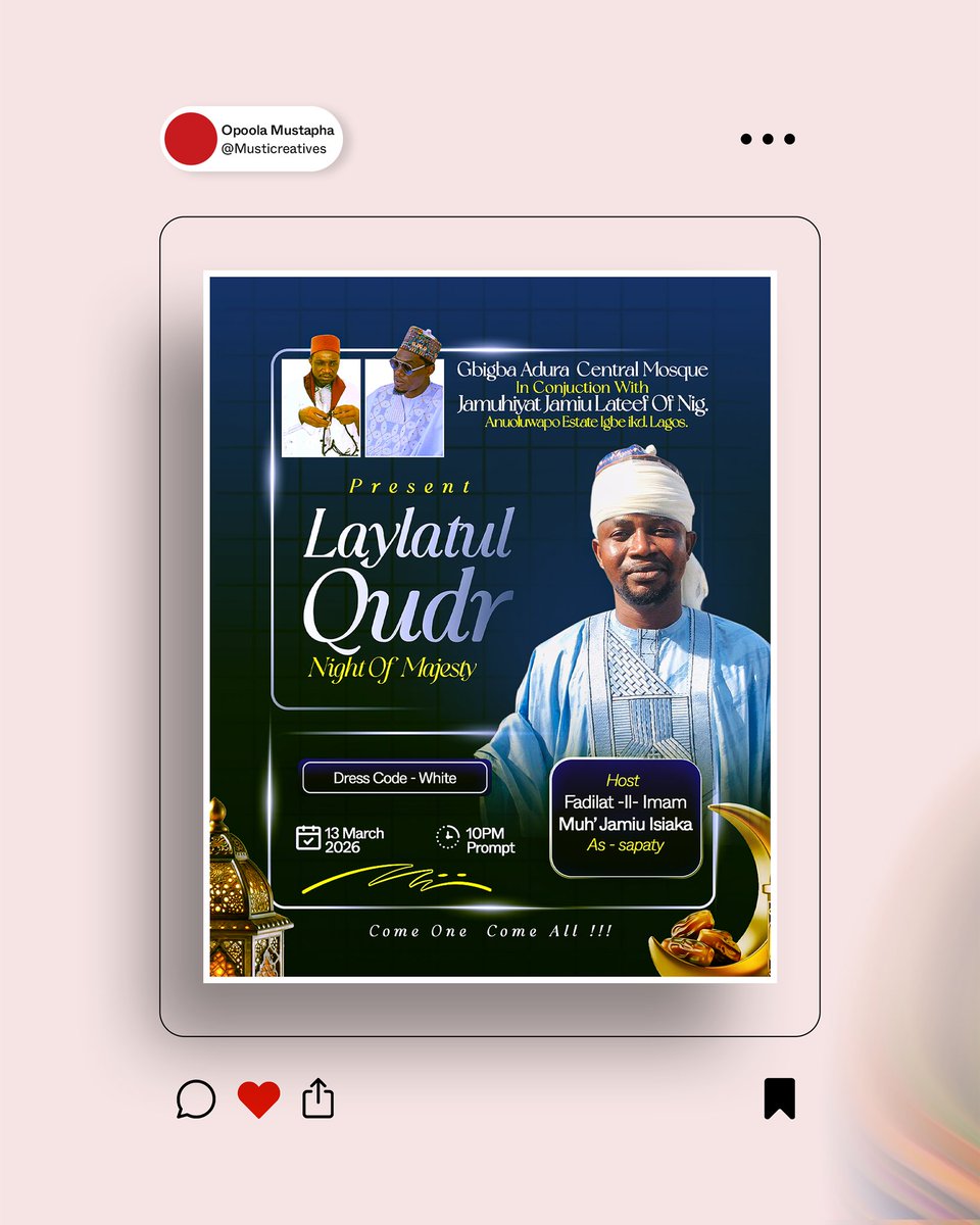 Opoola Mustapha | Graphic Designer tweet media