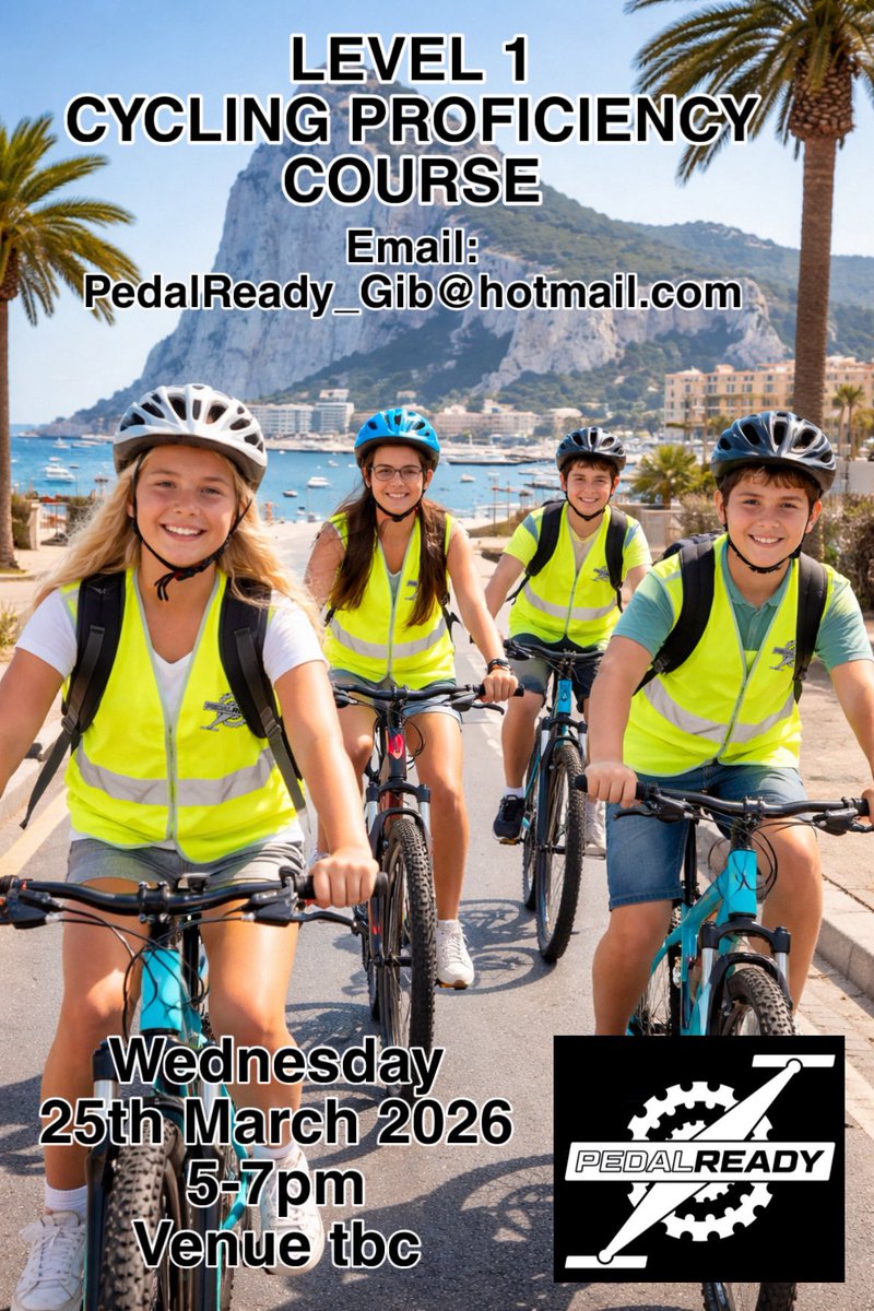PedalReady Gibraltar tweet media