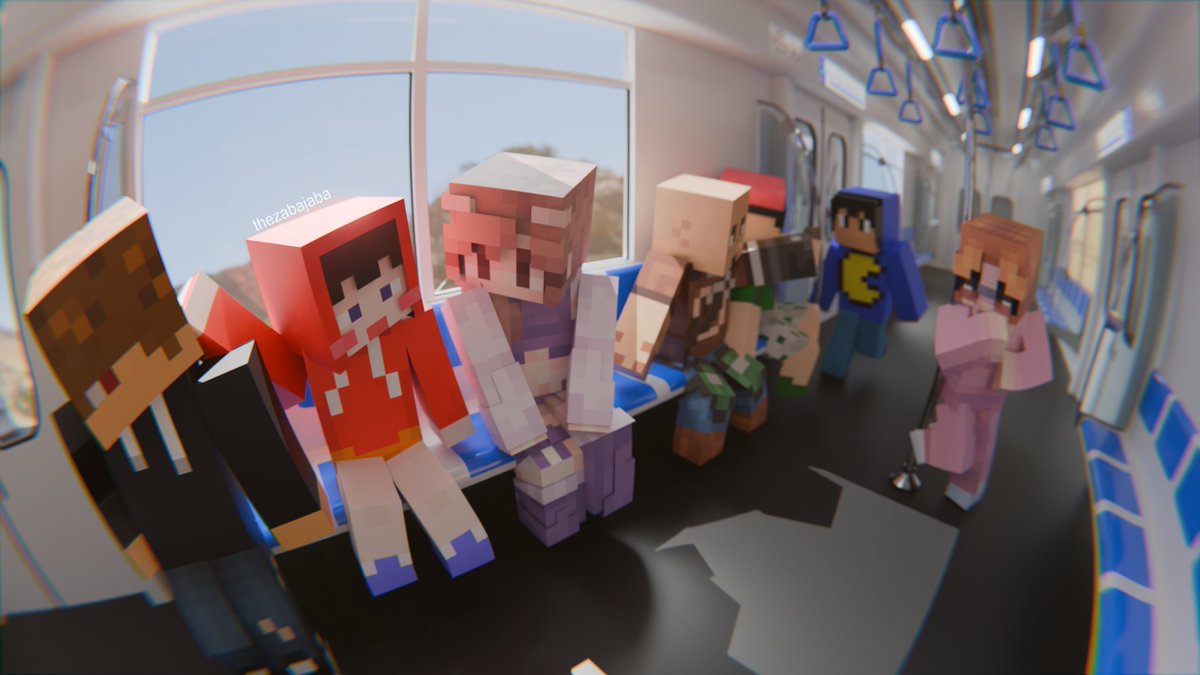 thezabajaba's tweet photo. #QSMP2 🚅💨 https://t.co/h6BRz0Zj6g