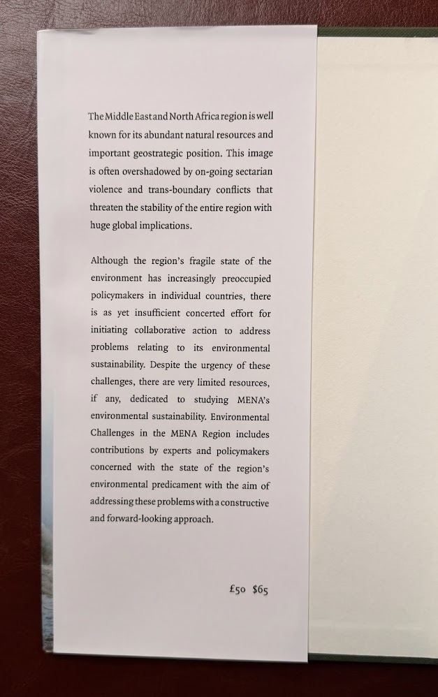 HPouran's tweet photo. 1) Seven years ago we published Environmental Challenges in the MENA Region: The Long Road from Conflict to Cooperation. At the time, the region was already experiencing significant political tension. 

#MENA #ClimateSecurity #EnvironmentalCooperation https://t.co/uQdaZkoilx