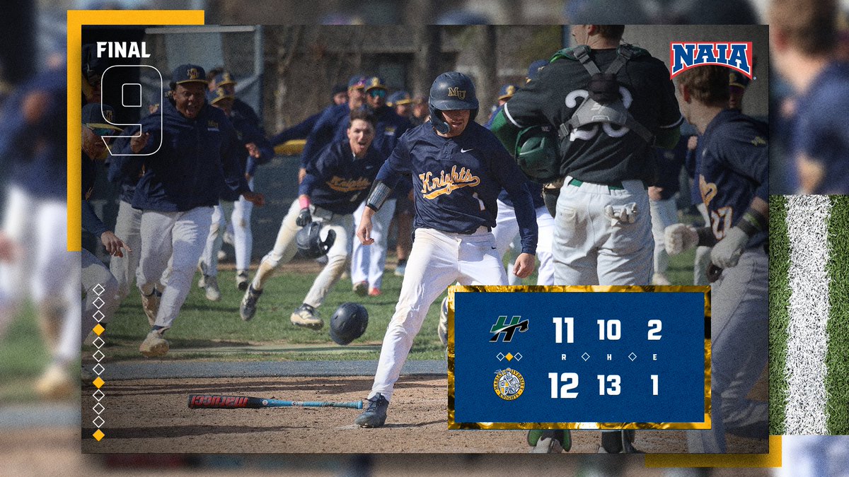 BSB | FINAL | WALK OFF

River Pecina has that DAWG in him! The freshman hits his first collegiate walk-off with a game-ending ground-rule single, giving the Knights a come from behind 12-11 win over #24 Huntington!

Big game one win for <a href="/MarianUBaseball/">Marian Baseball</a>