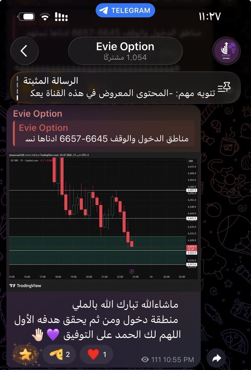 Evieoption's tweet photo. Evie Option 💜☝🏻
بعض الفرص والشارتات اللحظية المطروحة في قناتنا العامة 
عقود بالمممملي تحقق اهدافها 
بالمرصاااااد 🔭
قناة التيليجرام: https://t.co/vfapLTE6v7
#السوق_الامريكي #US500 $spx #AVGO https://t.co/iL7AuzSaBa
