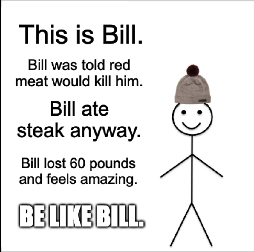 SBakerMD's tweet photo. Be like Bill!! https://t.co/CS7GagIqDx