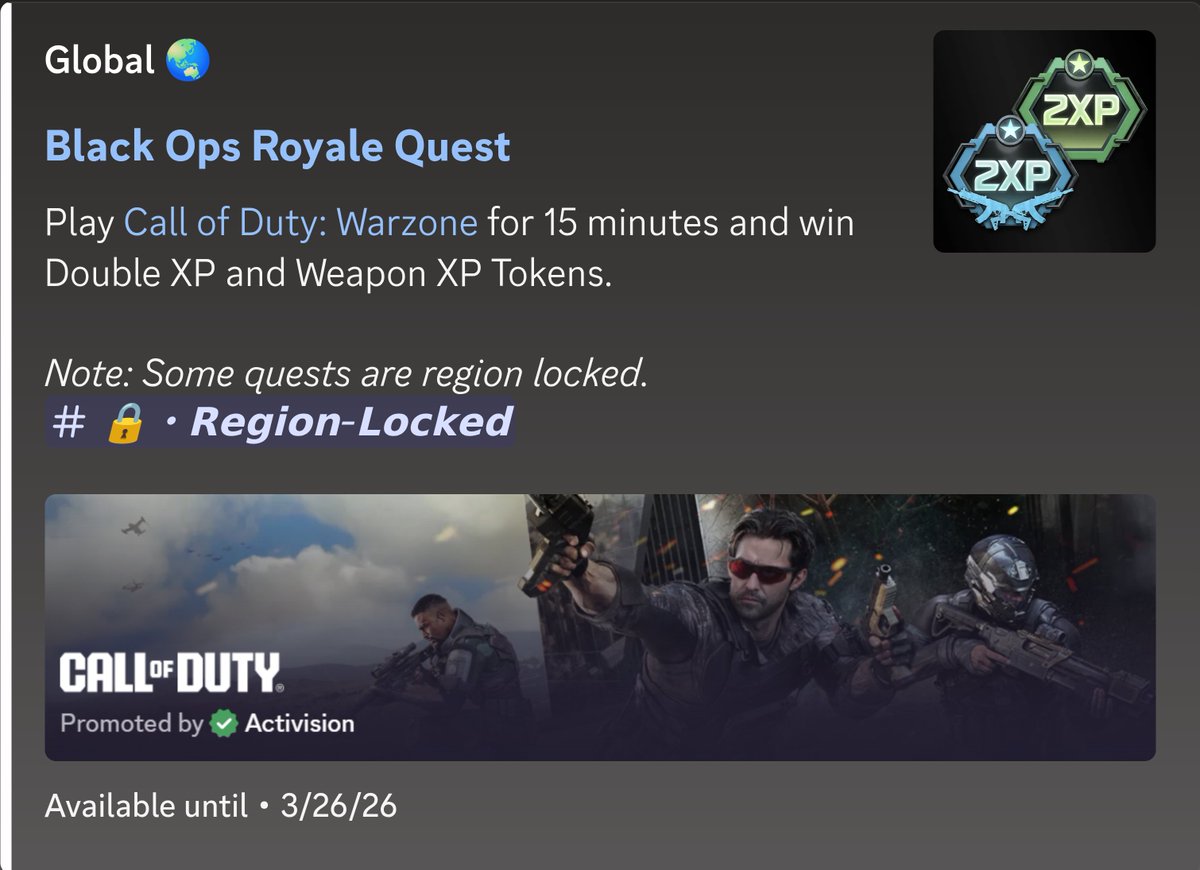 Discord Quest Notifications tweet media