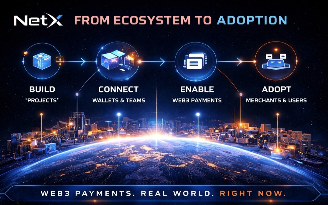 The next phase is execution.
The #Web3 Payment Alliance is bringing builders, wallets, and payment #infrastructure together to move from ecosystem → real adoption.
Projects build.
Wallets connect.
Payments activate.
Merchants and users adopt.
This is how #Web3 payments scale 🌐