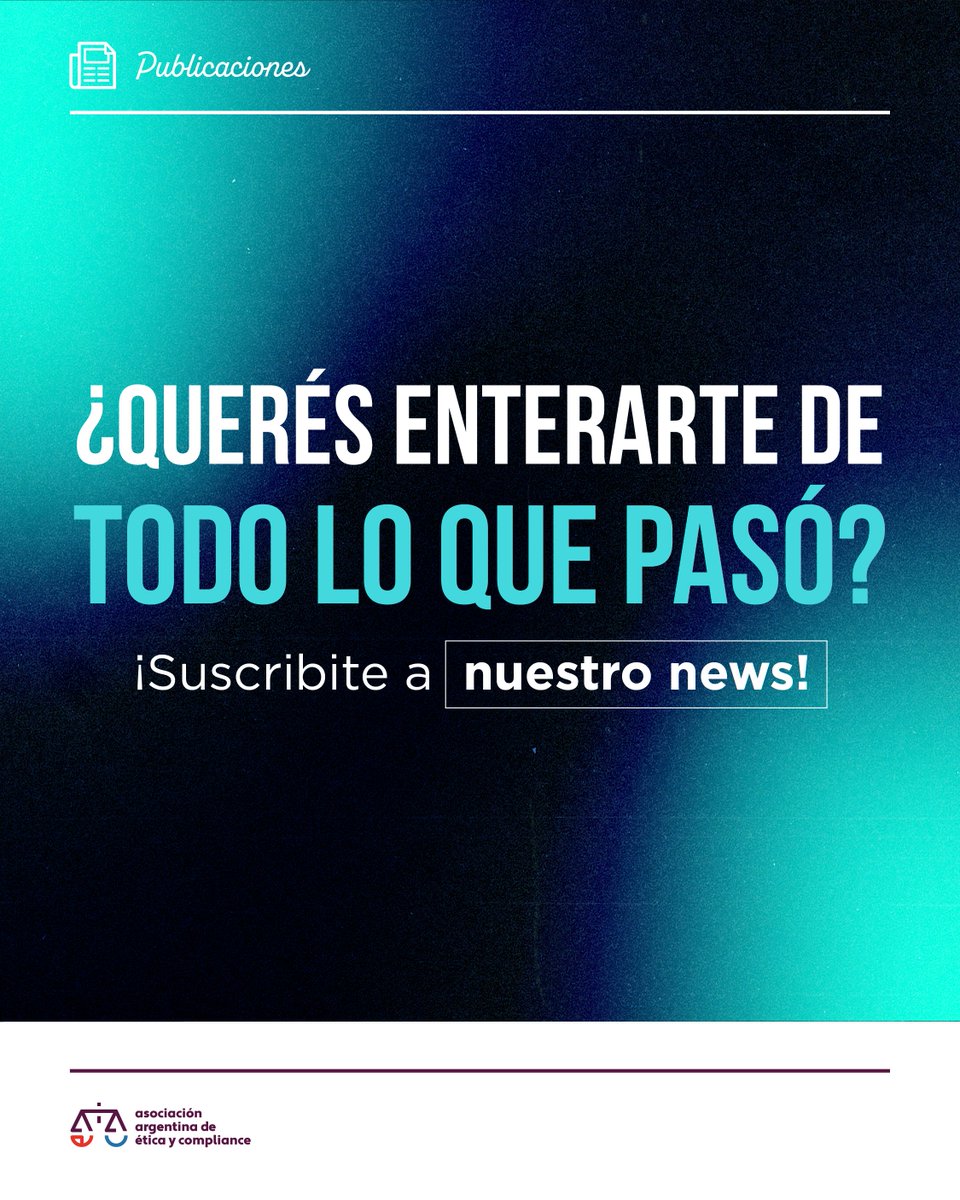 Asoc. Arg. de Ética y Compliance (AAEC) tweet media