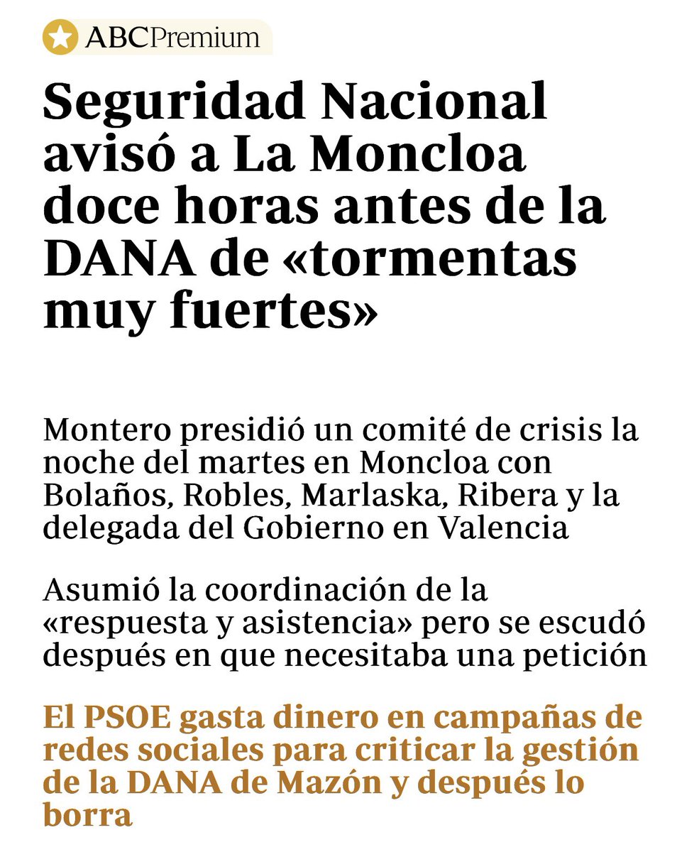 CecilioGonzle18's tweet image. Este tipo fue capaz de comprar la Presidencia del Gobierno a un forajido a cambio de amnistía; y de permitir que en la DANA se perpetrara un delito:
se mantuvo  sin ayuda a la mayoría de víctimas,TRES DÍAS, con el fin de obtener RÉDITO POLÍTICO. 
Unos canallas sin escrúpulos!