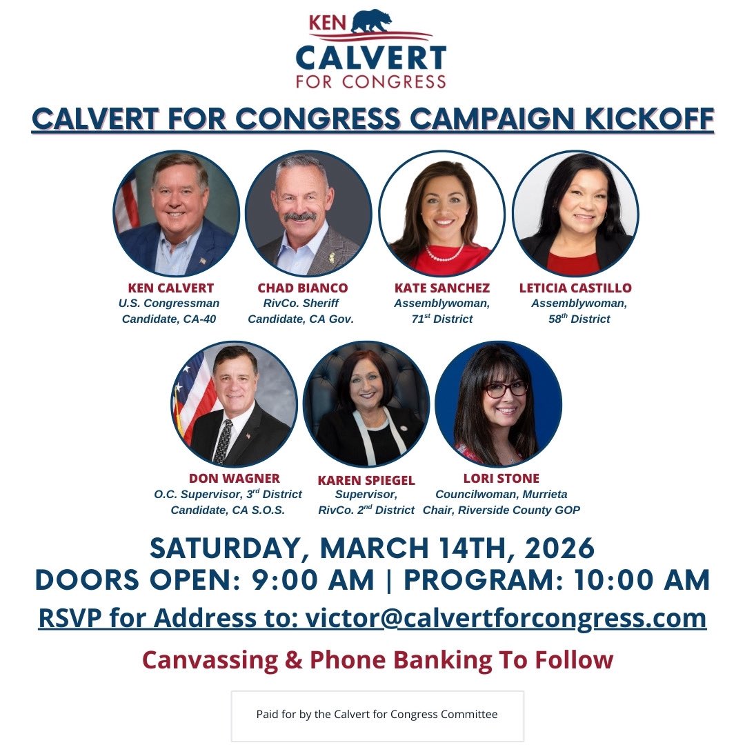 Ken Calvert tweet media