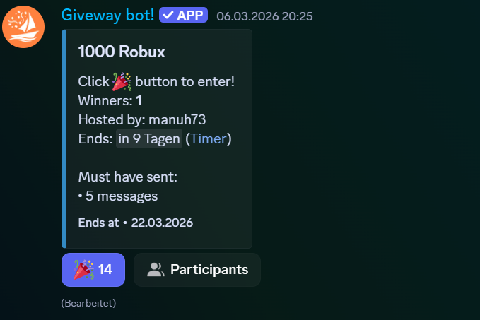manuh73139644's tweet photo. Robux Giveaway Giveaway join now the Discord Server! 
More Giveaways Coming Soon!

Join here: https://t.co/zmUuG6G55X

#ROBLOX #GIVEAWAY #freerobux #viral #foryoupage #robux #view https://t.co/2h5FAVbO6R https://t.co/yGMVzuDOpg