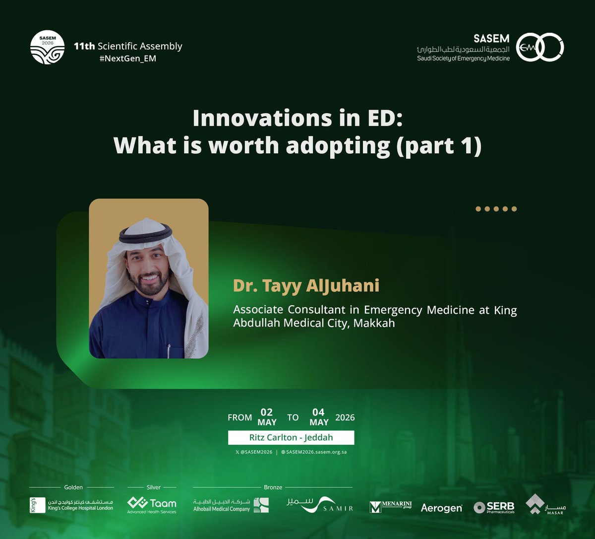 The 11th SASEM Scientific Assembly - SASEM2026 tweet media