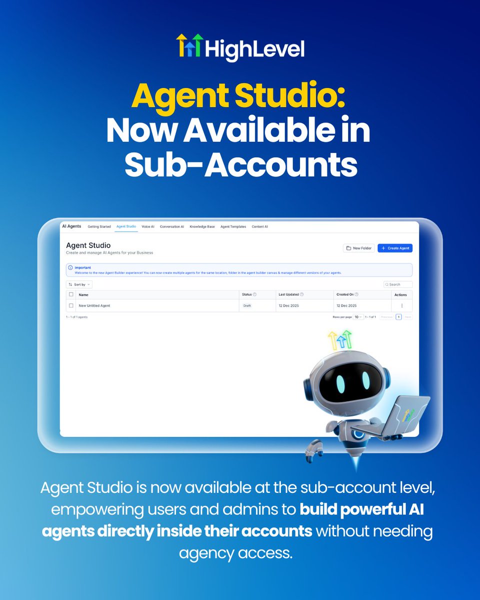 gohighlevel's tweet image. Want to know what's new with HighLevel this week? 👀

Check out these recent updates, and watch the latest Release Radar episode on our YouTube: youtube.com/live/kXNPmigmX…

#HighLevel #ReleaseRadar #NewFeatures