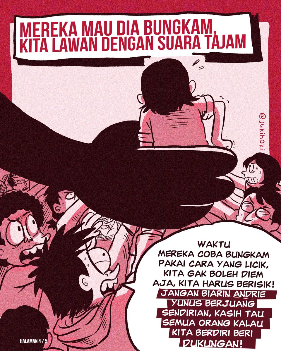 Kalau lewat di lo, sempatkan baca. 

Tentang Andrie Yunus, tentang kita semua.