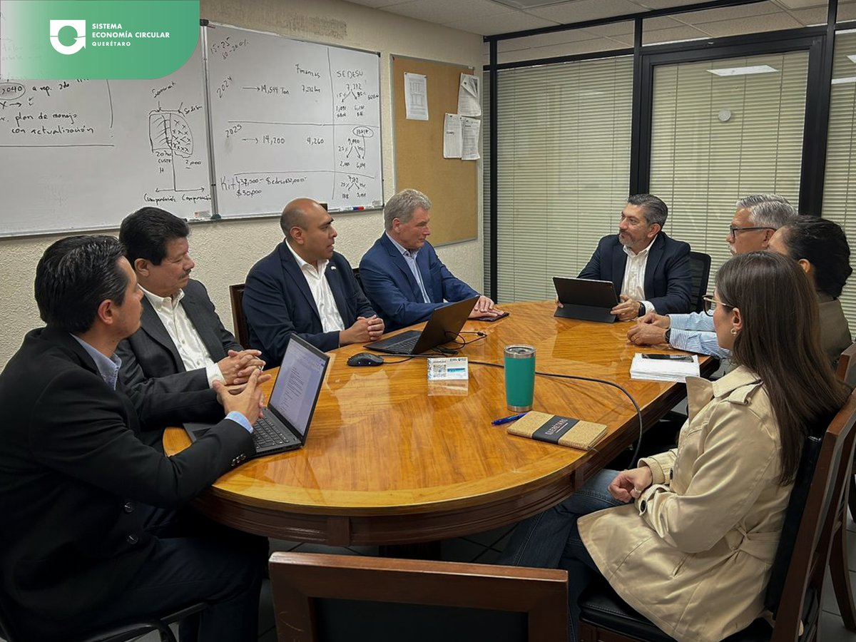 Circular_Qro's tweet photo. ♻️ Reunión con @SEDESUqro para fortalecer la sostenibilidad empresarial en Querétaro a través del Programa de Competencias Sostenibles (PCS).

#SistemaEconomiaCircularQueretaro #ESG https://t.co/8naj3oSE4w