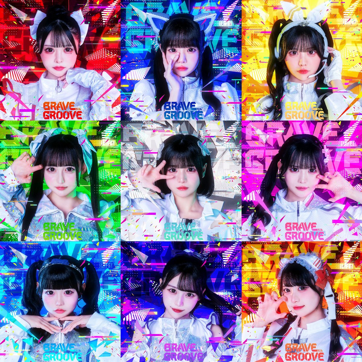 Ya tenemos las portadas del CD de “Brave Groove”, el segundo ending de Digimon Beatbreak.

Se lanzará el 31 de marzo y contará con 10 versiones: una del grupo y otras dedicadas a cada miembro.

La pista 2 cambiará en cada edición.

#Digimon #BEATBREAK