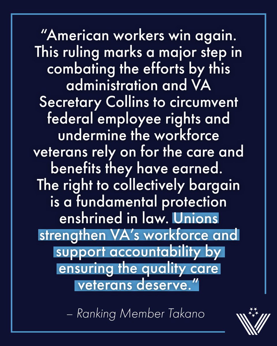 House Veterans' Affairs Democrats tweet media