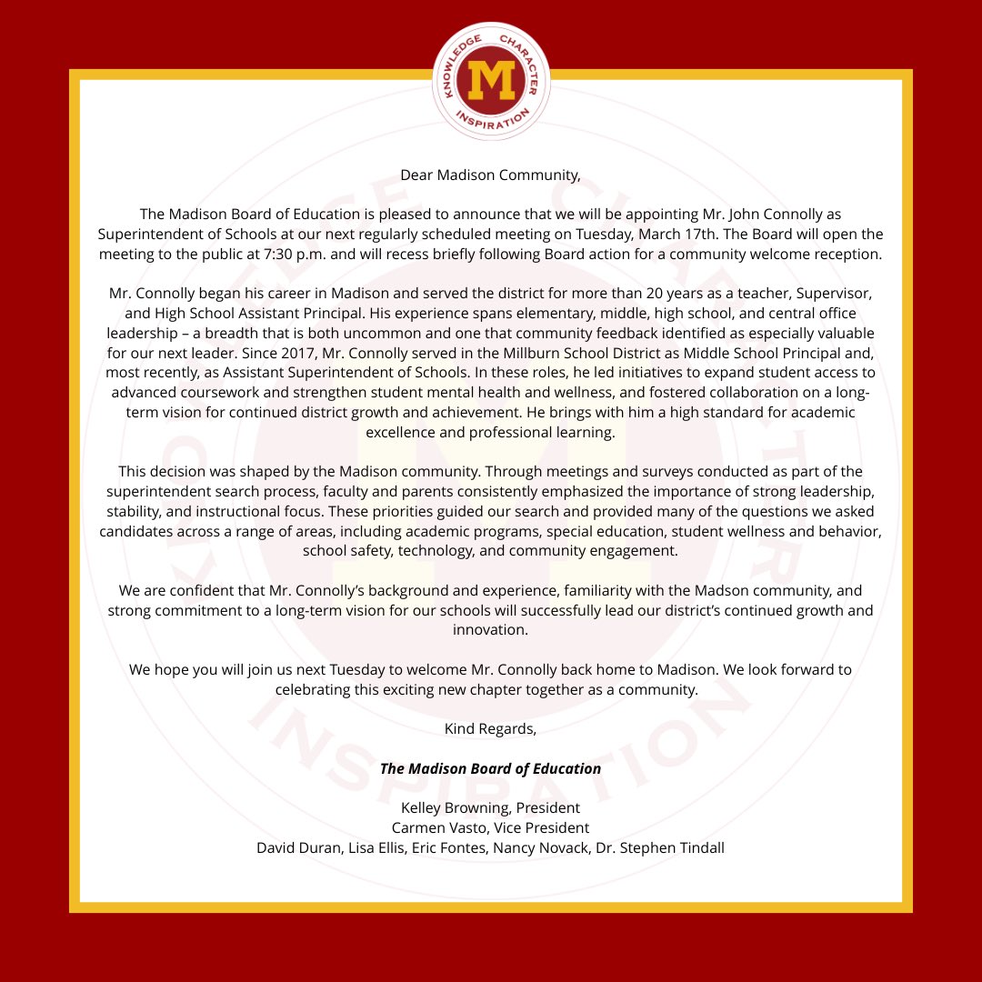 Madison Public Schools tweet media