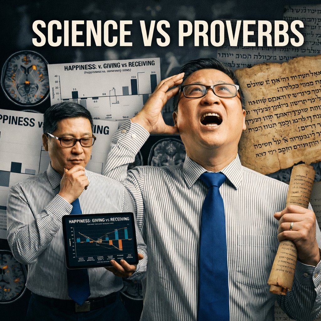 My goldfish died because I chose a toy over its food. 

Years later science confirmed what Proverbs said all along: generosity makes us richer in ways money can’t measure. 

A story about guilt, giving, and what actually lasts. 🐟

💭 youtu.be/8UbMfe6Z7NY 

#Generosity #Wisdom