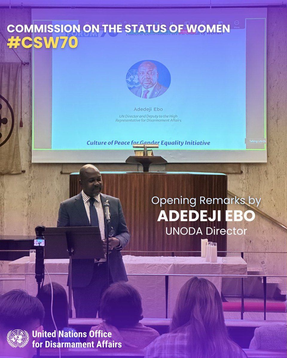 UN Office for Disarmament Affairs tweet media